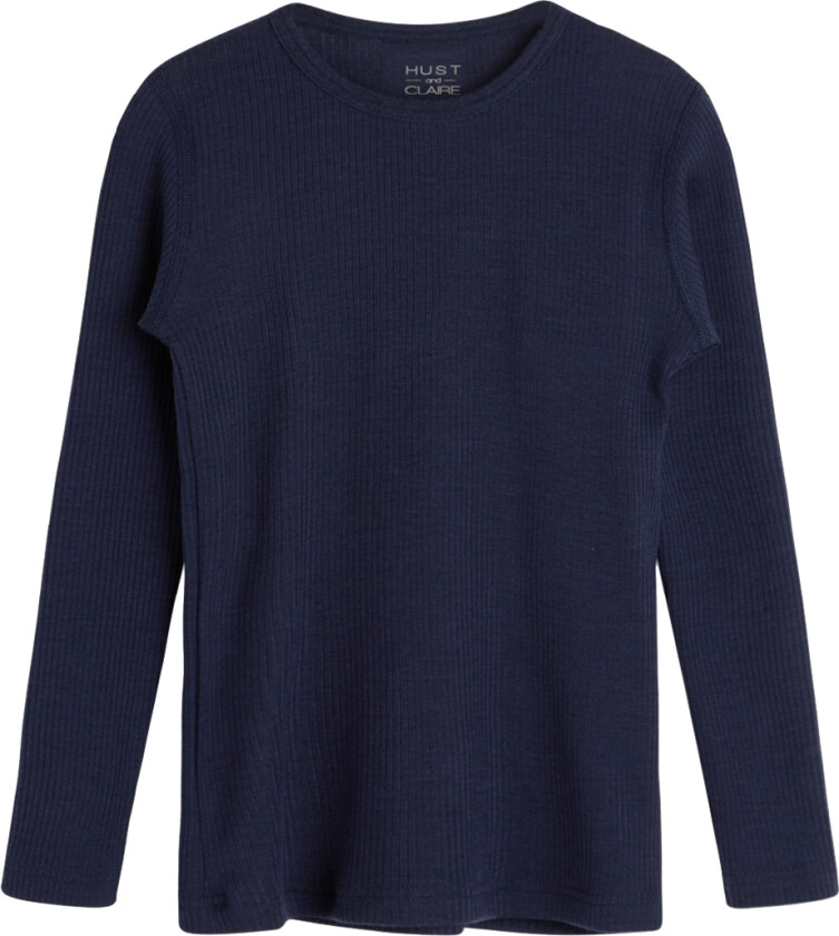 Genser - Adie - Rib - Ull - Navy - - 4 år (104) - Genser
