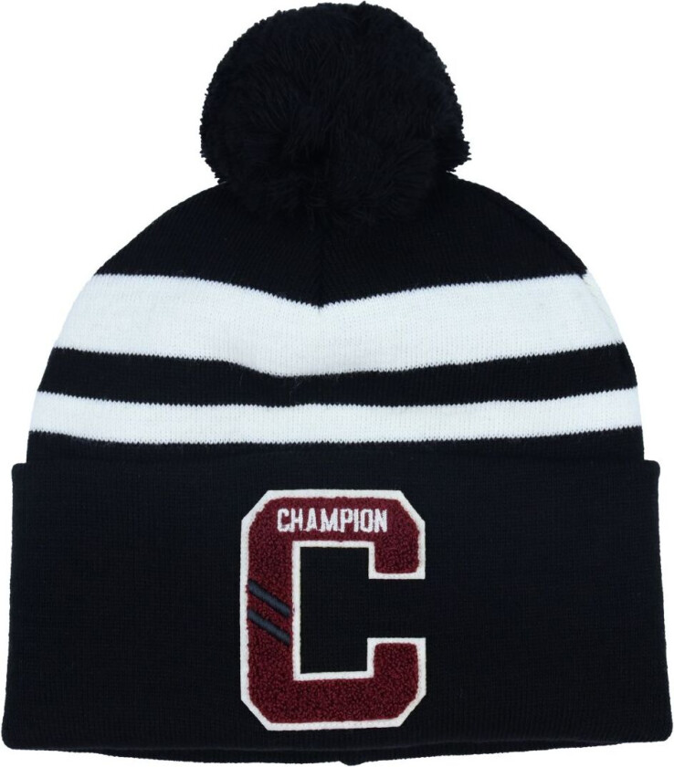 Lue - Strikk - Tenåring - 2-lags - Svart/Hvit m. Dusk - - OneSize - Lue