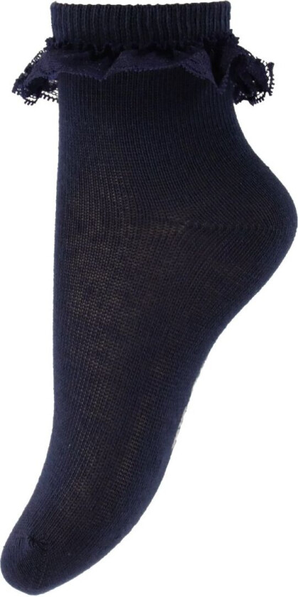 Ankelsokker - Dark Navy - - 15/18 - Sokker