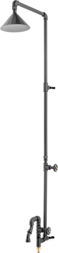 Garden Veggfast Utedusj Stålgrå