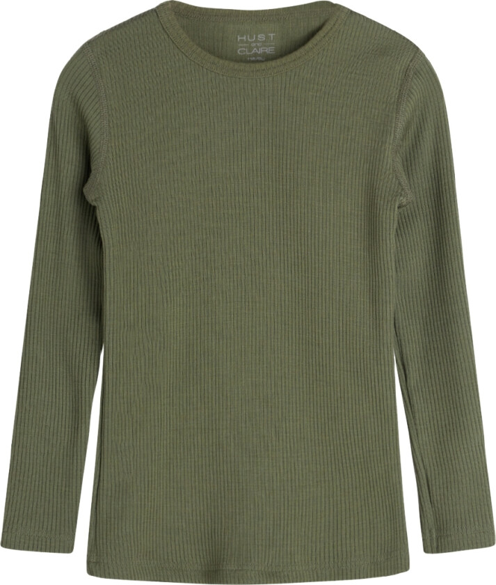 Genser - Adie - Rib - Ull - Dusty Green - - 7 år (122) - Genser