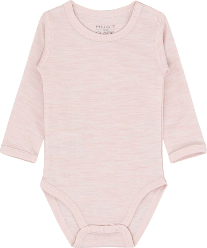 Body L/æ - Bo - Ull - Rosa - - 4 år (104) - Langermet Body