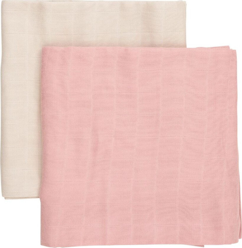 Stoffklutene - 2-pack - 70x70 cm - Misty Rose - - 70x70 cm - Gulpeklut