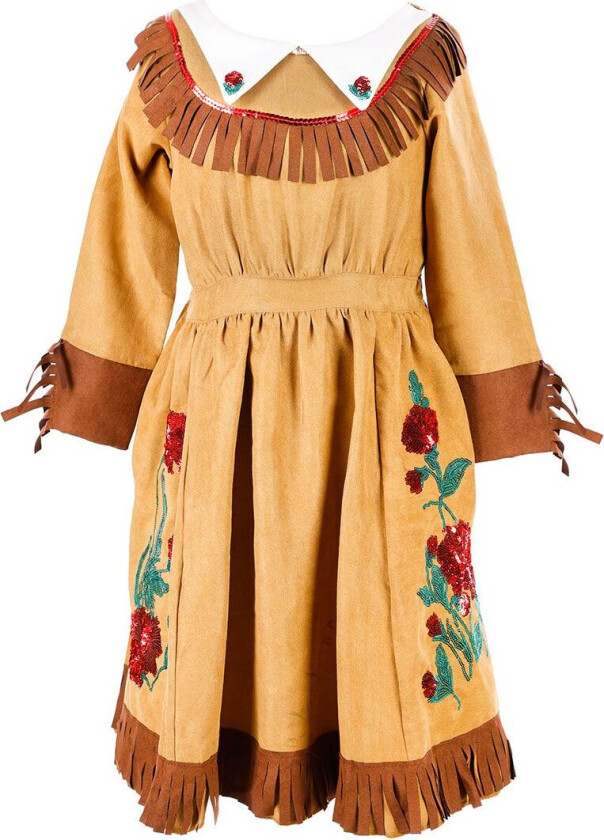 Kostymer - Wild Vest Annie - Brun - - 5-6 år (110-116) - Kostymer