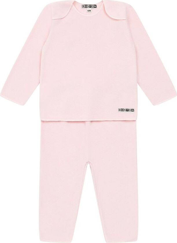 Sett - Fleecegenser/Fleecebukser - Rose - - 6 md - Fleecejakke