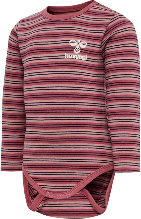 Body I/e - HmlUnited - Stripete - Woodrose - - 62 - Langermet Body