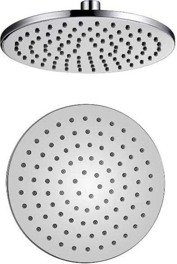 Azur Takdusjhode Krom - Firkantet/rund Rund