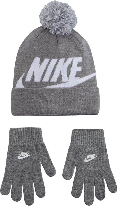 Lue/Hansker - Strikk - Swoosh - Grey Heather - - OneSize - Lue