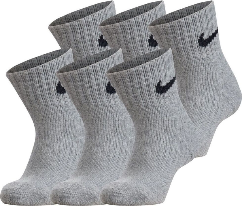 Sokker - Ytelse Basic - 6-pack - Dark Grey Heather - - 23,5/27 - Sokker