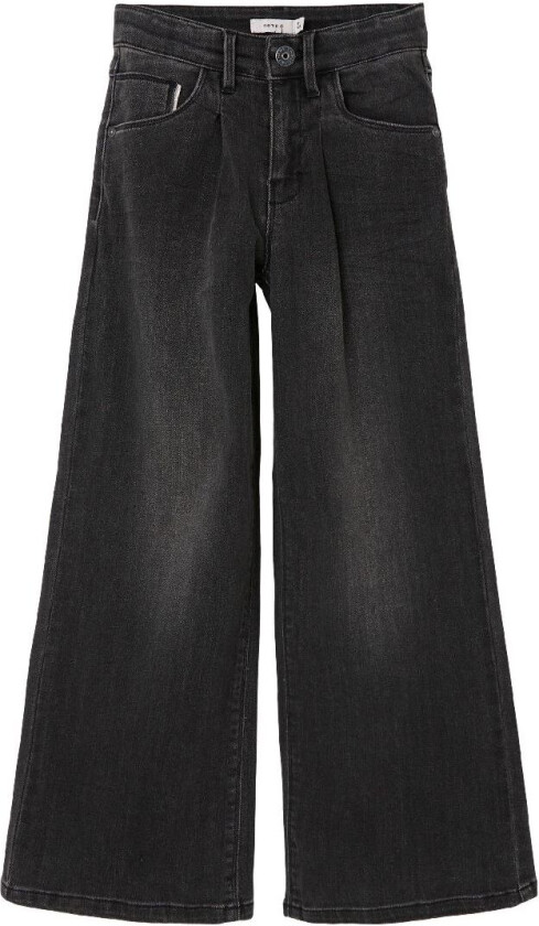 Jeans - Nå - NkfBwide - Black Denim - - 8 år (128) - Jeans