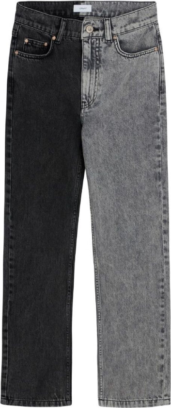 Jeans - 90-tallet Straight - Svart - - 8 år (128) - Jeans