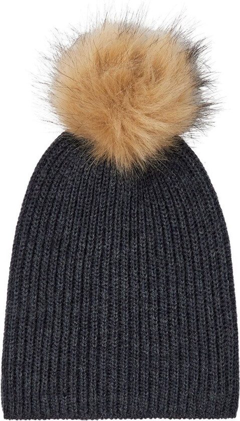 Lue - Strikk - Ull - NkmWhoma - Blue Grafitt - - 52-53 cm - Lue