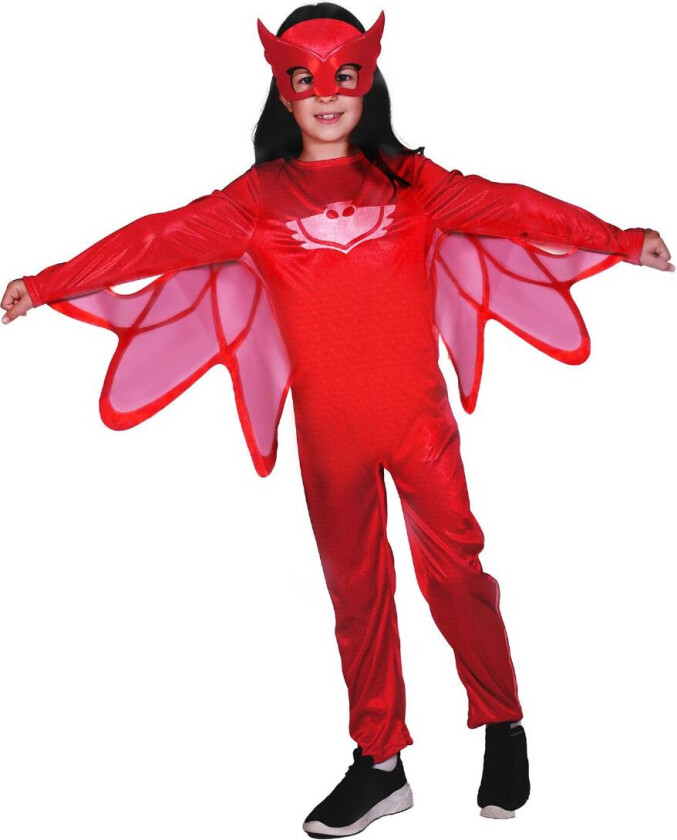 Kostymer - Owlette m. Maske/Kåpe - - 2-3 år (92-98) - Kostymer