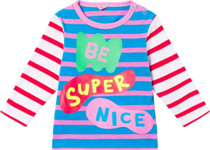 Genser - Blå m. Striper - - 9 md - Genser