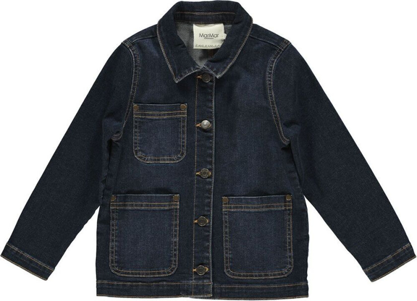 Bilde av Denimjakke - Jona - Dark Indigo - - 12 år (152) - Cardigan