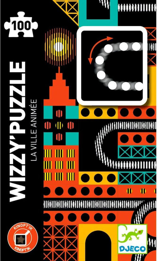 Puslespill - 100 Brikker - The Lively City - - OneSize - Puslespill