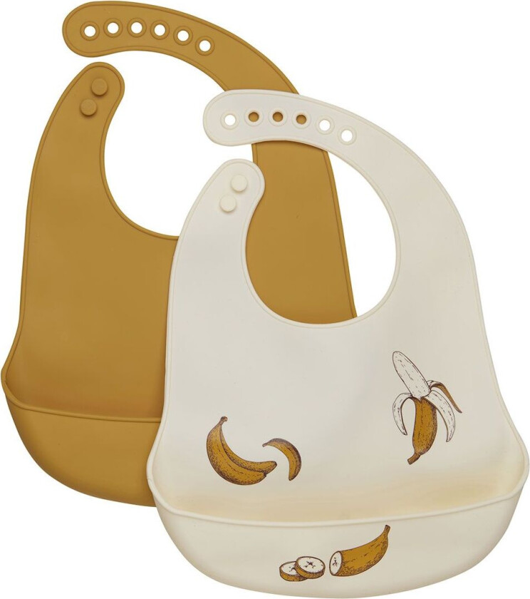 Smekke - Silikon - 2-pack - Høst Gold m. Banan - - OneSize - Smekke