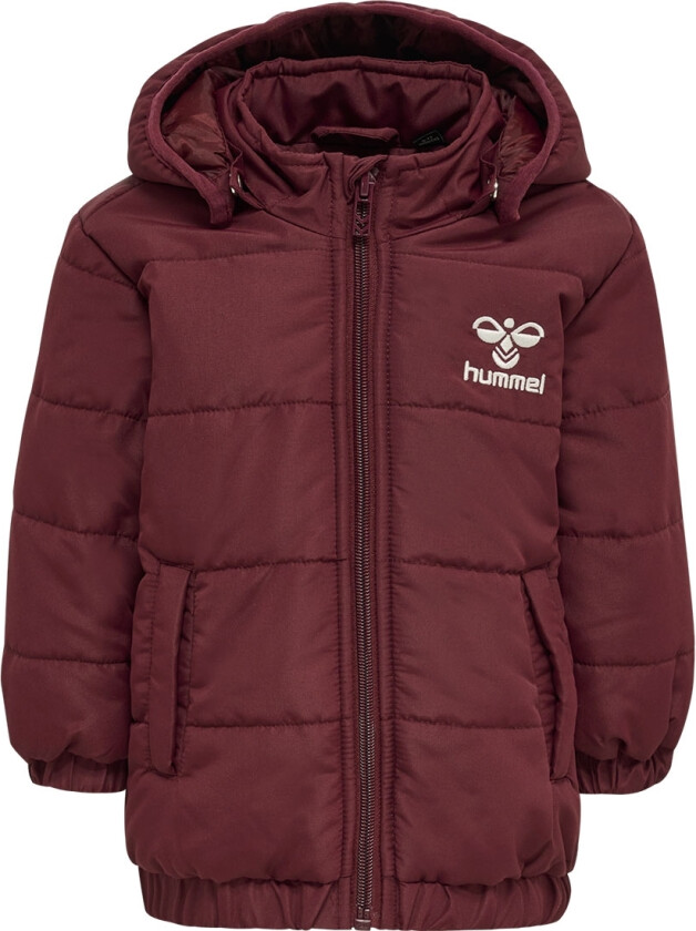 Polstret Jakke - hmlVibe - Windsor Wine - - 4 år (104) - Dunjakke