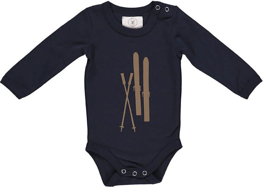 Body L/æ - Søn - Dark Navy - - 1½ år (86) - Langermet Body