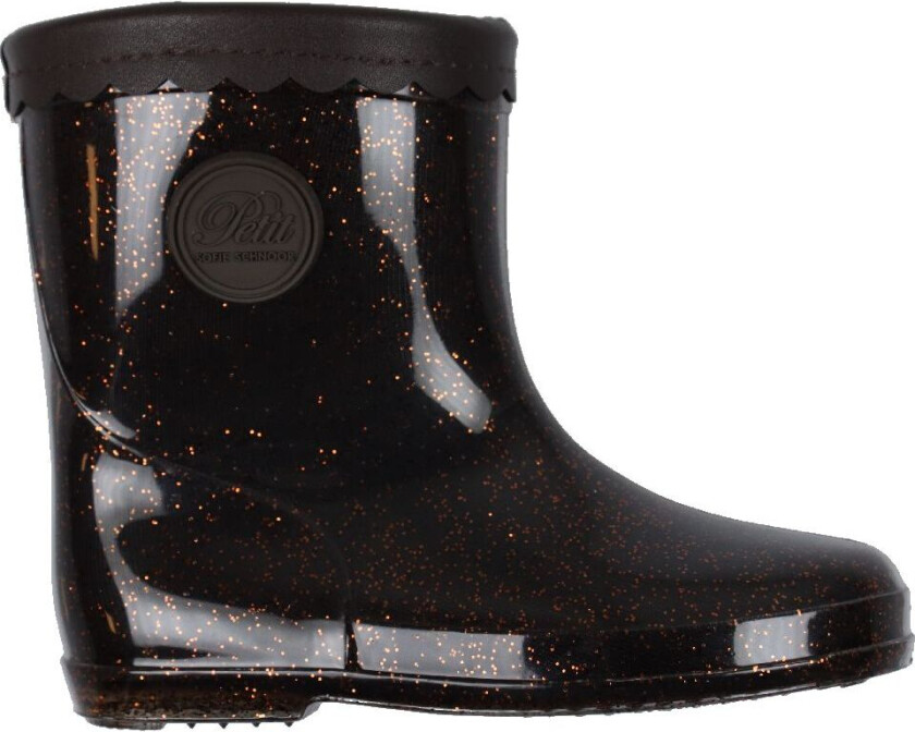 Petit by Sofie Schnoor Gummistøvler m. for - Brun m. Glitter - Sofie Schnoor - 27 - Gummistøvler