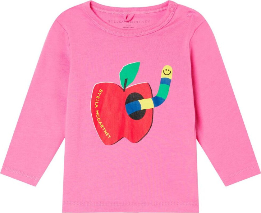 Genser - Rosa m. Trykk - - 9 md - Genser