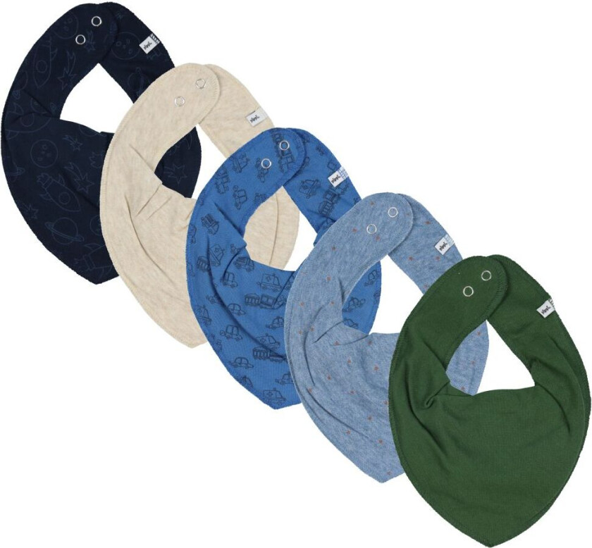 Bilde av Pippi Smekke - 5-pack - Ashley Blue - Pippi Baby - OneSize - Smekke