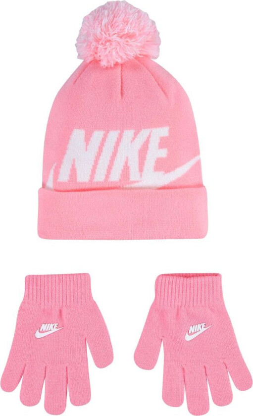 Lue/Hansker - Strikk - Swoosh - Rosa - - OneSize - Lue