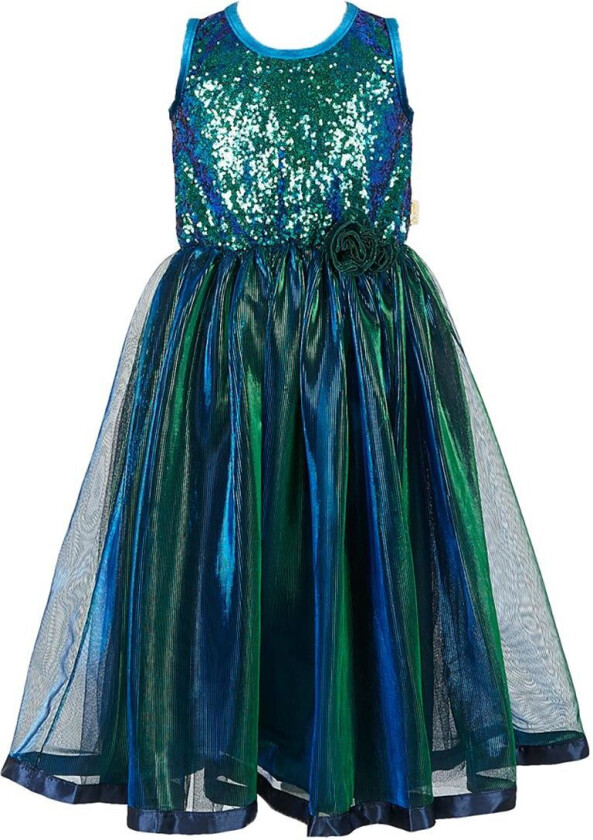 Kostymer - Kjole - Marie-Ella - Blå/Grønn - - 5-7 år (110-122) - Kostymer