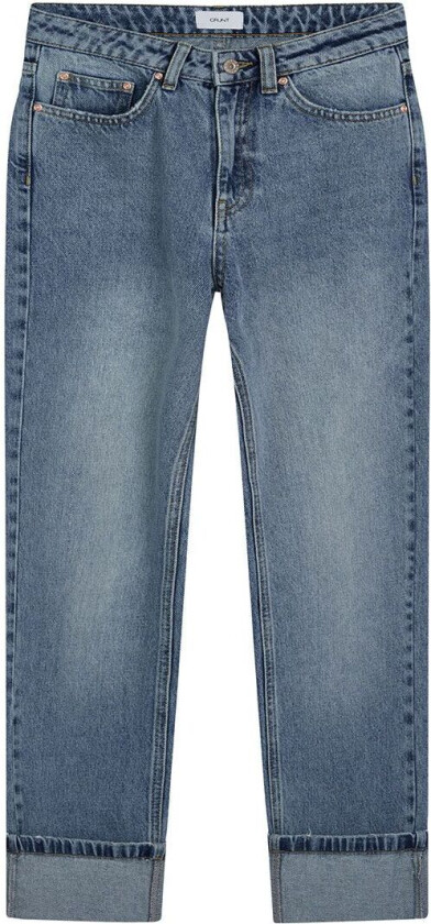 Jeans - Liv Bredt ben - Newbro - - 8 år (128) - Jeans