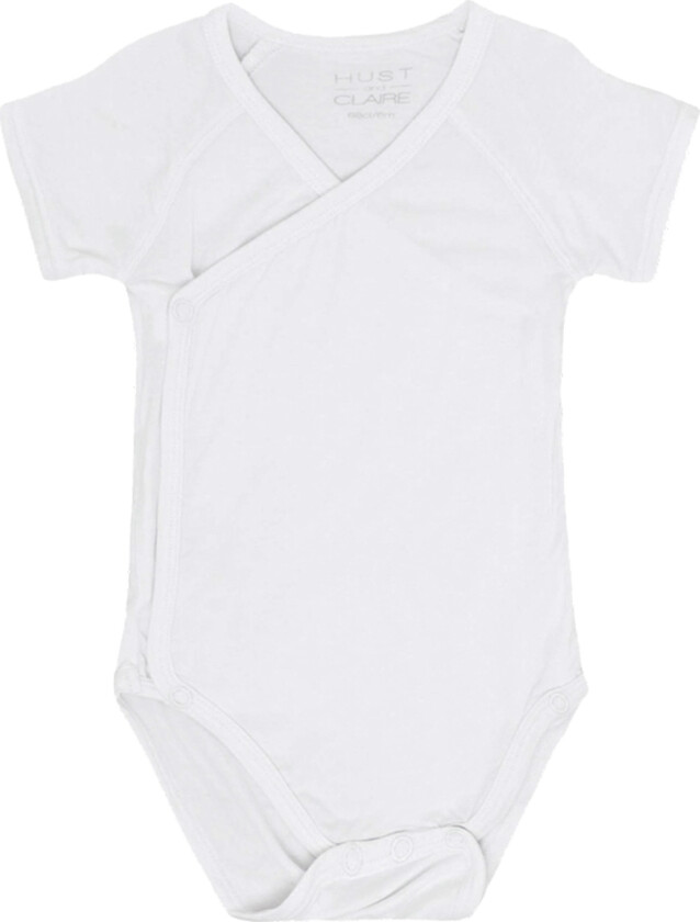 Body k/e - Bolle - Bambus - Hvit - - 74 - Kortermet body