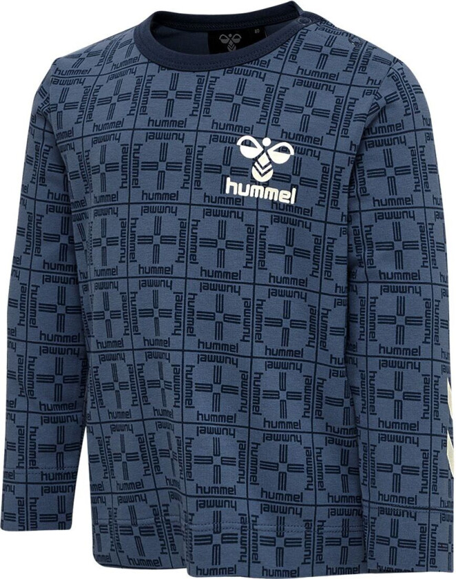 Genser - hmlSjekk T-skjorte L/s - Blue Horizon - - 1 år (80) - Genser