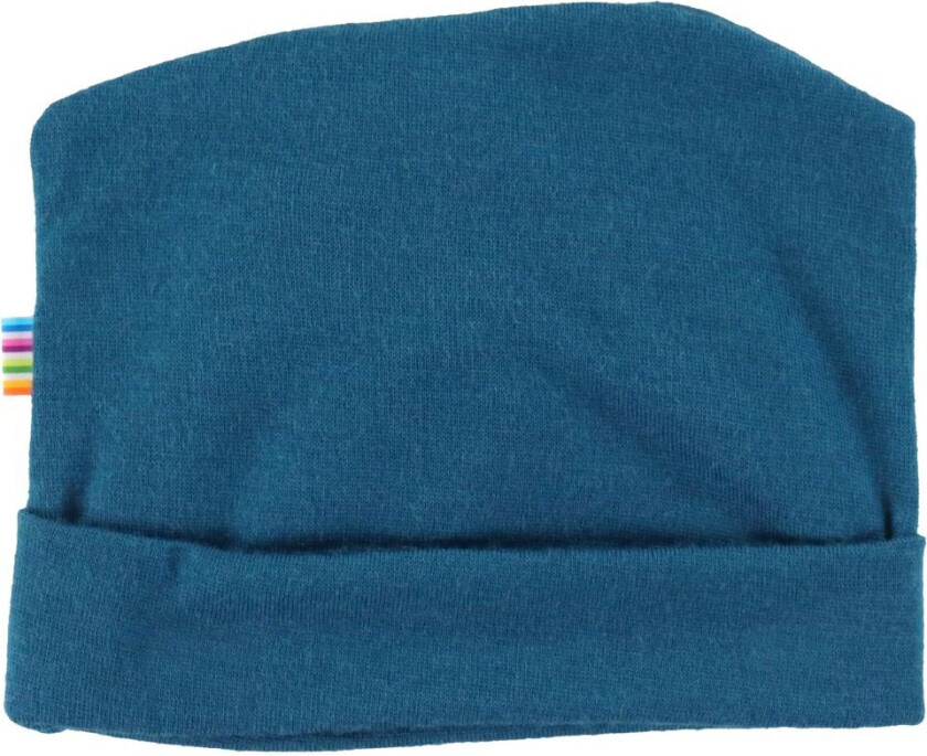 Lue - Ull - 2-lags - M ørkenblå - - 41 cm - Lue