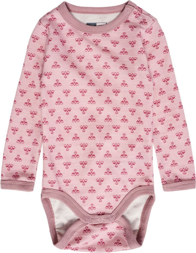 Body I/e - Ull - hmlBambo - Woodrose - - 56 - Langermet Body