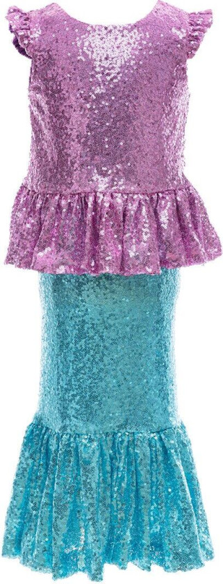 Bilde av Kostymer - Havfrue - Paljetter Sparkle - - 5-6 år (110-116) - Kostymer