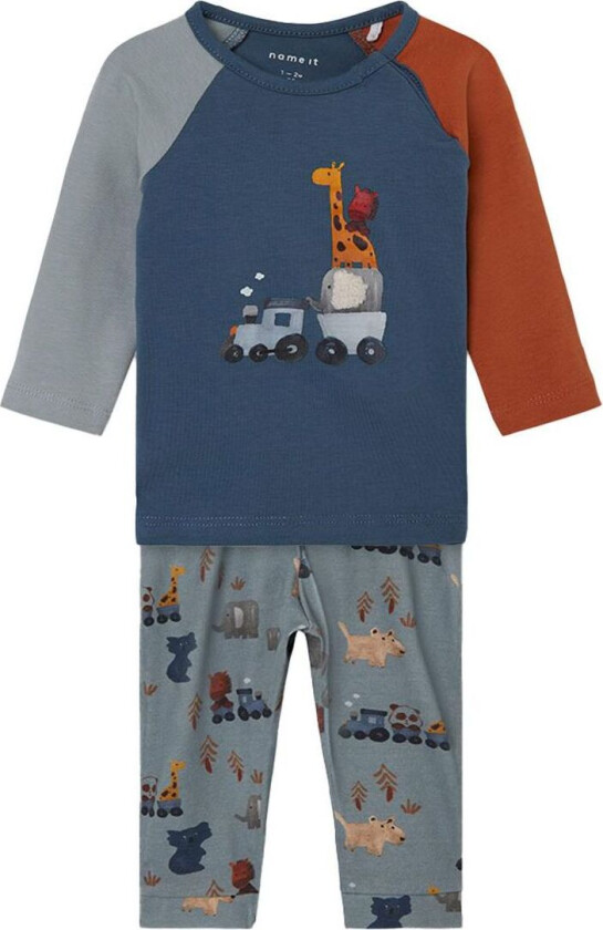 Sett - Genser/Bukser - NbmRon - China Blue - - 62 - Genser