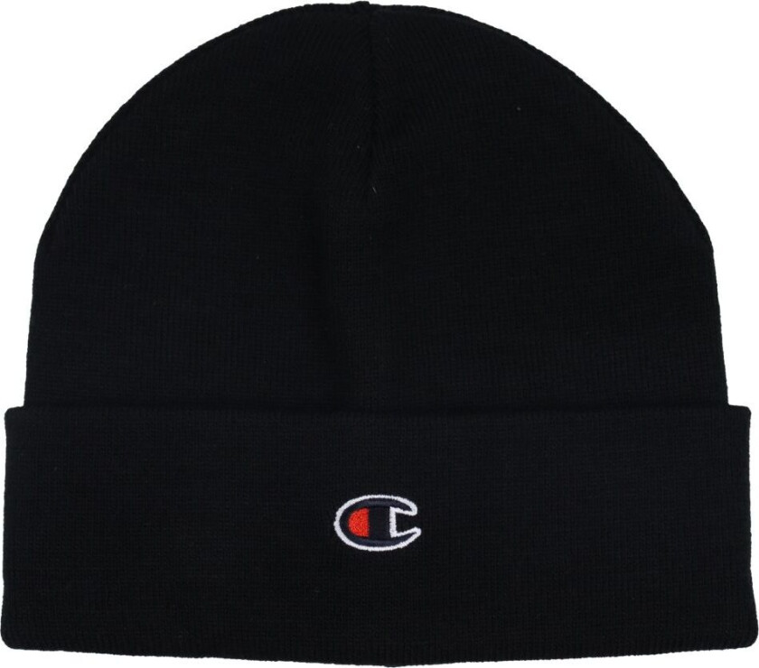 Lue - Strikk - Junior - 2-lags - Svart - - OneSize - Lue