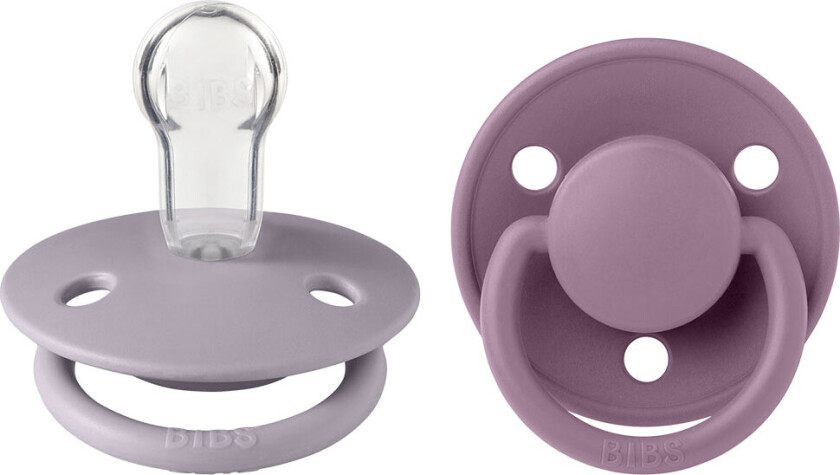 De Lux Smokker - 2-pack - Rund - Fossil Grey/Mauve - - OneSize - Smokk