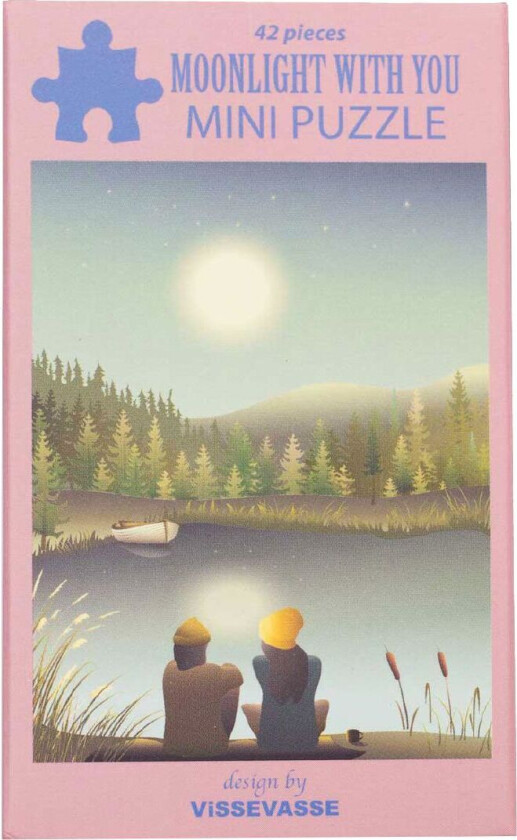 Puslespill - Mini - 10x13 cm - Moonlight With You - - OneSize - Puslespill