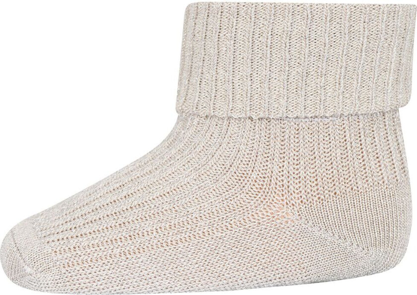 Sokker - Bambus - Ida - Ecru m. Glitter - - 15/16 - Sokker