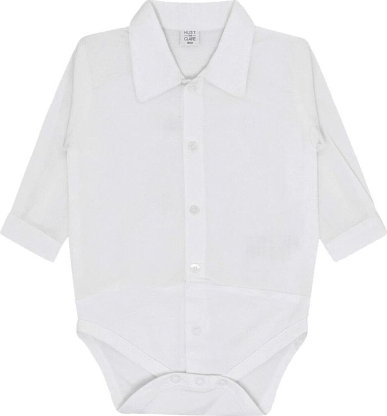 Body L/æ - Birger - Hvit - - 68 - Langermet Body