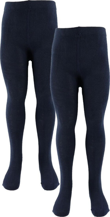 Strømpebukser - Noos - NknPantyhose - 2-pack - Dark Safi - - 9-10 år (134-140) - Strømpebukser