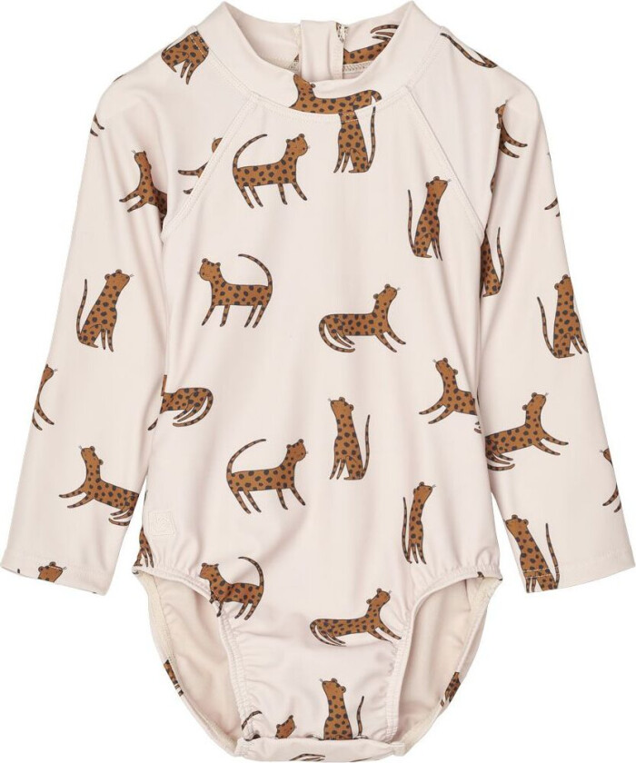 Bilde av Badedrakt - Baby - Maxime - UV40+ - Leopard/Sandy - - 62 - Badetøy