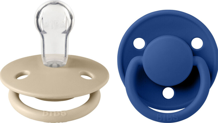 De Lux Smokker - 2-pack - Rund - Vanilla/kornblomst - - OneSize - Smokk