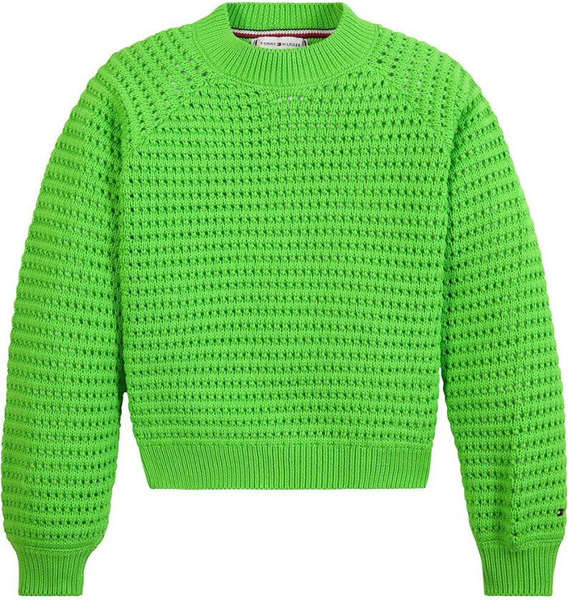 Genser - Strikk - Hekle - Spring Lime - - 12 år (152) - Genser