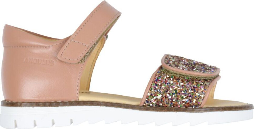 Sandaler - Mørk Fersken m. Glitter - - 31 - Sandals