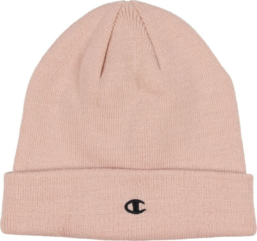 Lue - Junior - Strikk - Rosa m. Logo - - OneSize - Lue