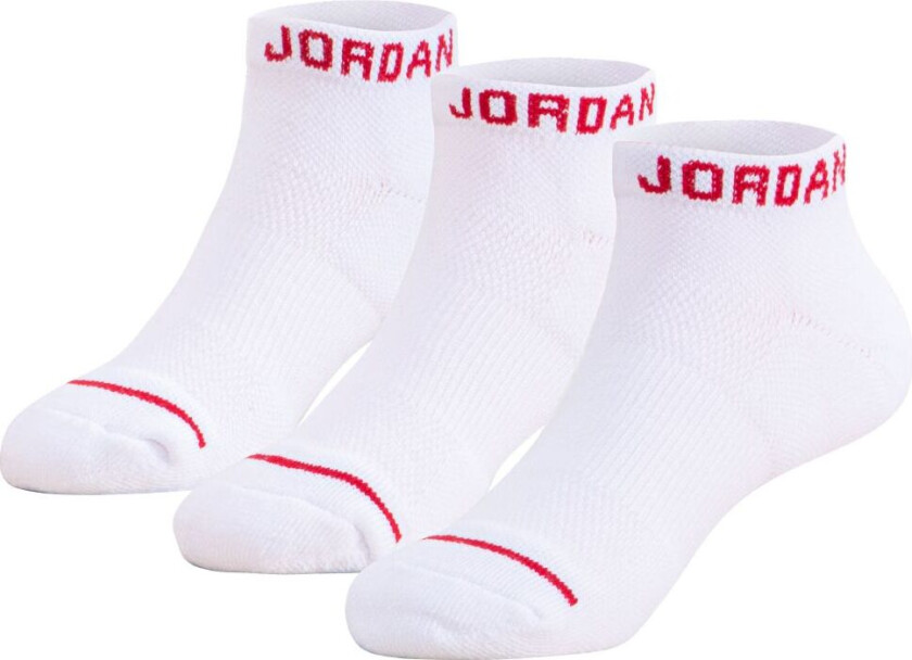 Ankelsokker - 3-pack - Jumpman No Show polstret - Hvit - - 27/35 - Sokker