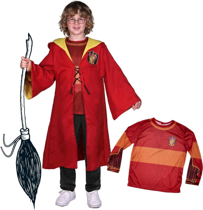 Kostymer - Harry Potter - Quidditch - - 10-12 år (140-152) - Kostymer