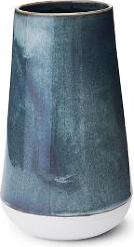 Glaze Vase 20 cm blå