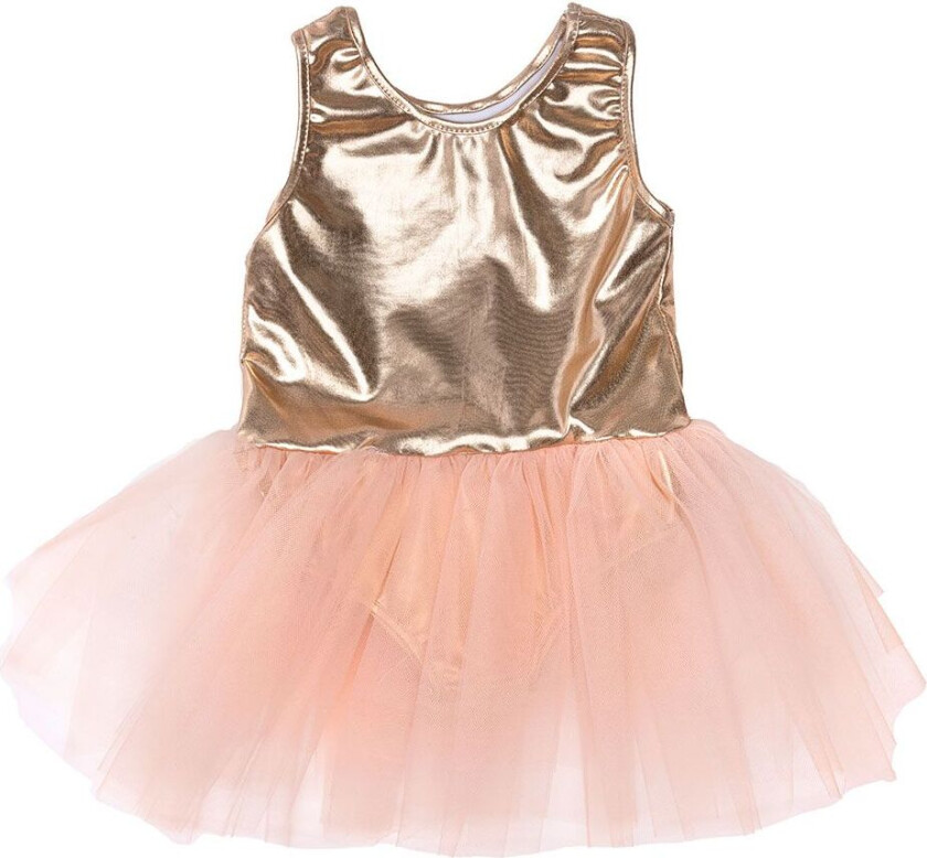 Kostymer - Ballettkjole - Rose Gold - - 5-6 år (110-116) - Kostymer